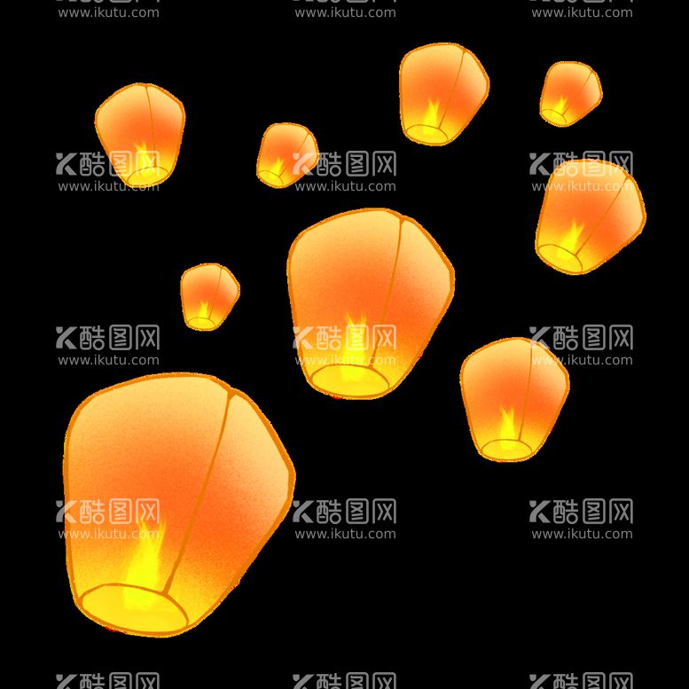 编号：16631211081643368411【酷图网】源文件下载-孔明灯