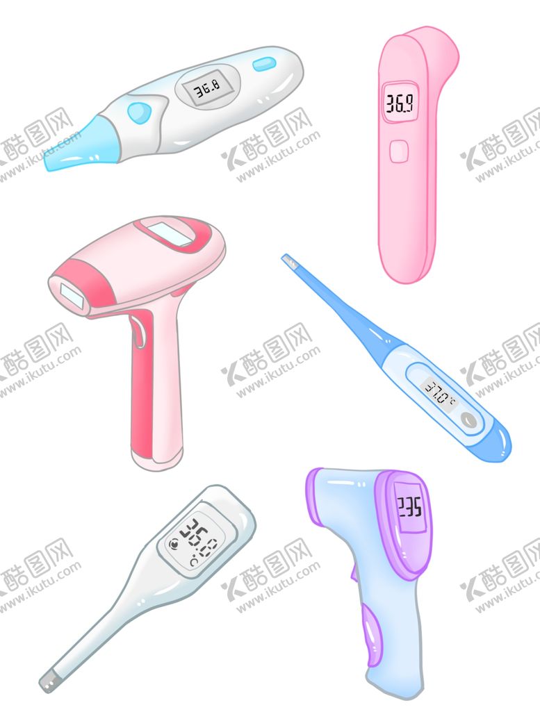 编号：32245007011226047959【酷图网】源文件下载-体温计元素