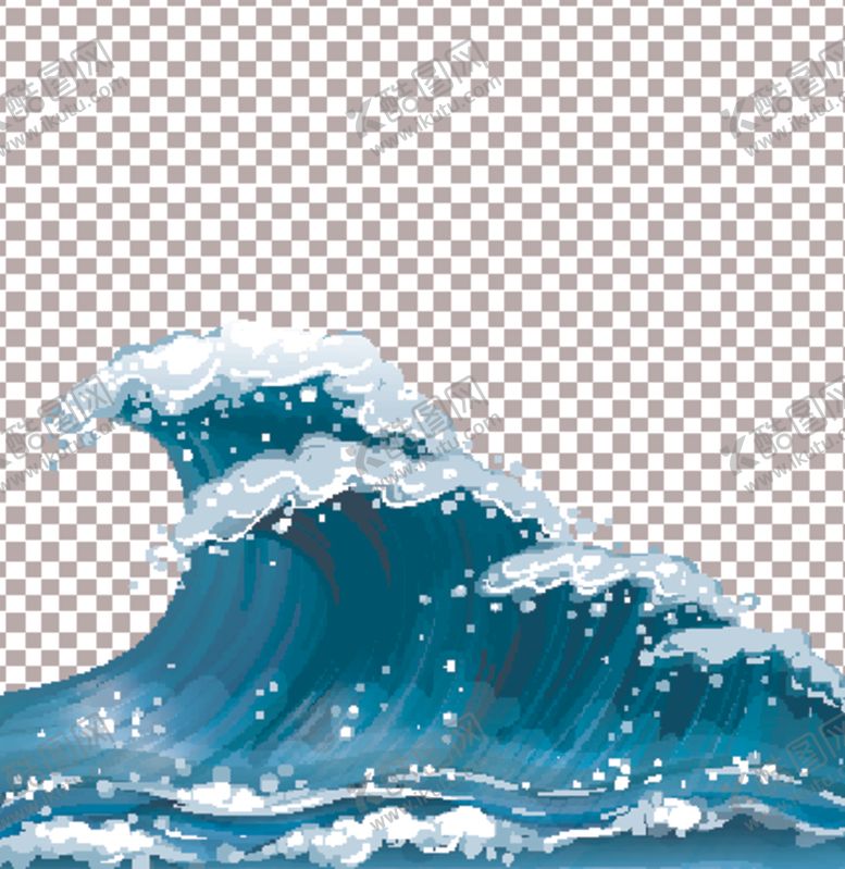 编号：61942410221321125237【酷图网】源文件下载-海浪波浪波纹