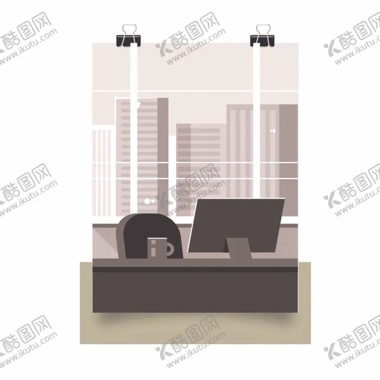 编号：80753012052136241834【酷图网】源文件下载-办公室矢量插画