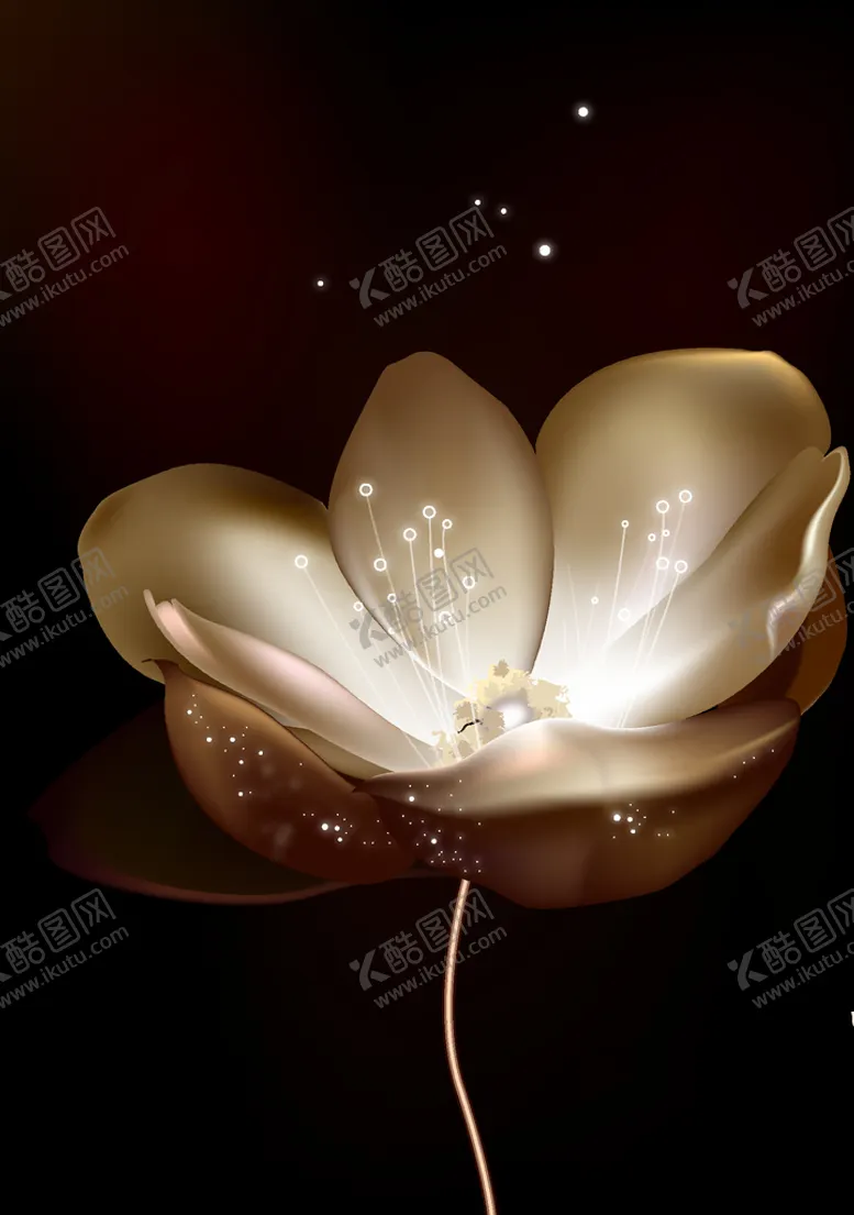 编号：44364407020653448017【酷图网】源文件下载-金色花