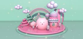 赛博舞台科技展台C4D场