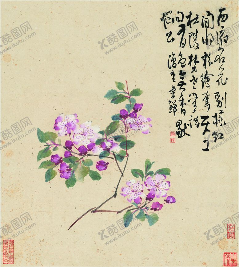 编号：40829310091250325123【酷图网】源文件下载-花鸟图 