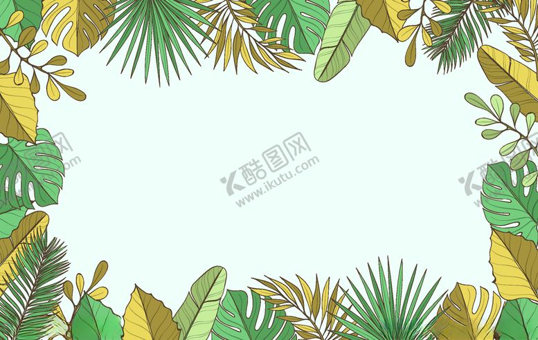 编号：55160510012109224058【酷图网】源文件下载-叶子背景