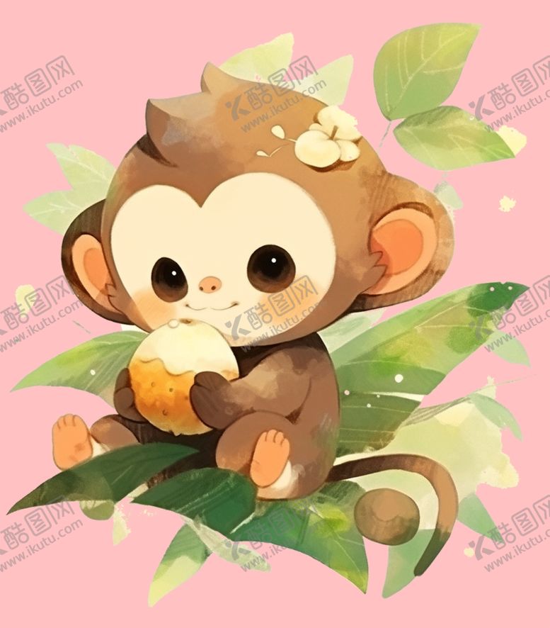 编号：90698302070319074614【酷图网】源文件下载-卡通小猴子