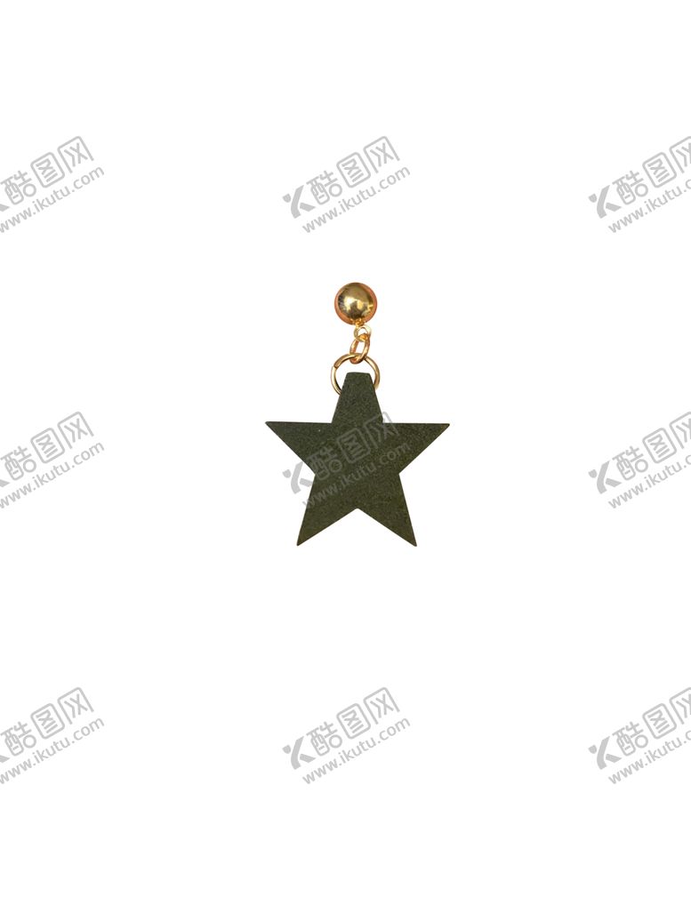 编号：11662705031321477982【酷图网】源文件下载-星形耳坠