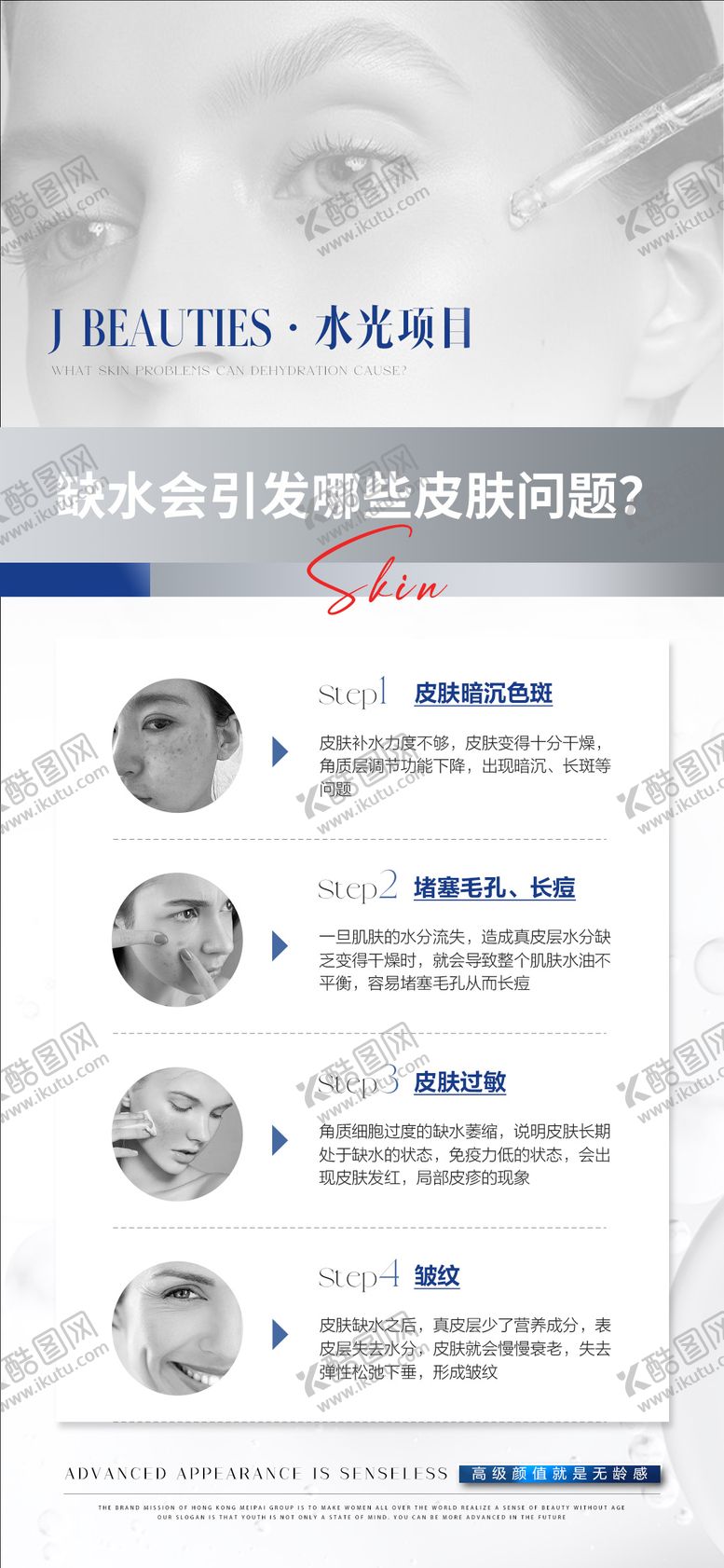 编号：85164709290306279930【酷图网】源文件下载-医美水光科普活动海报