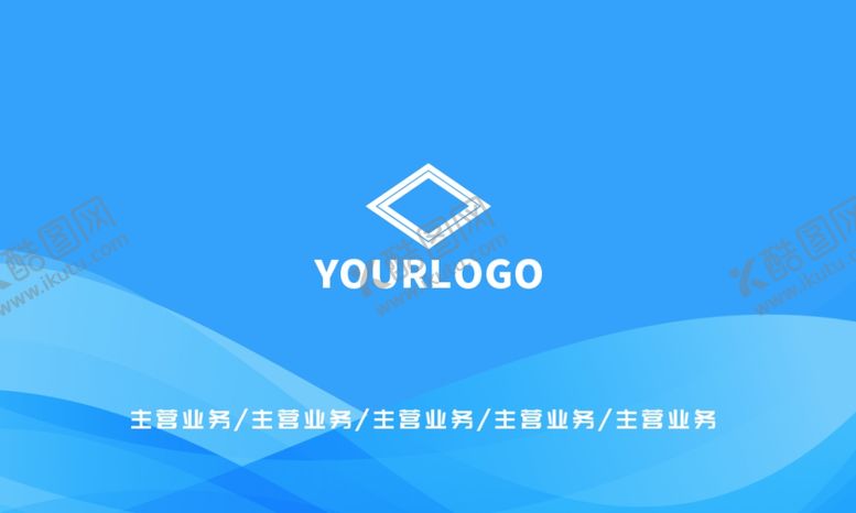 编号：67320203071014518351【酷图网】源文件下载-蓝色线条高档创意商务商业个人名