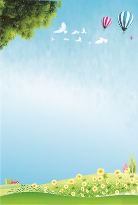 绿色背景海报