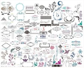 角花边框花纹花边