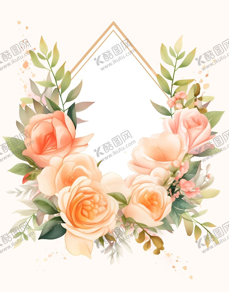 编号：77393501310434245302【酷图网】源文件下载-玫瑰花边