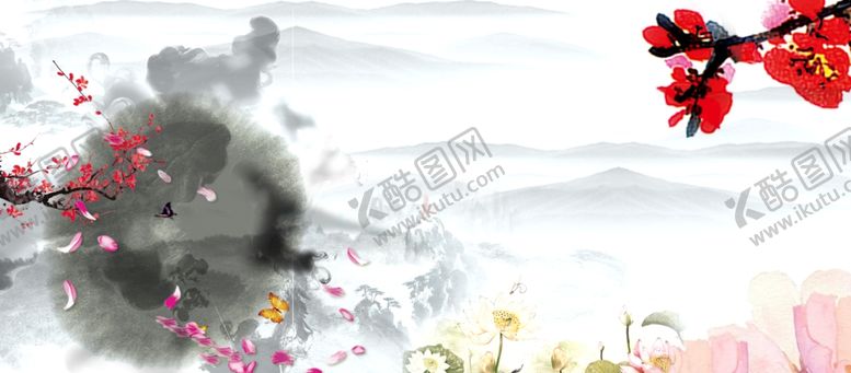 编号：78970205071332484907【酷图网】源文件下载-中国风水墨背景