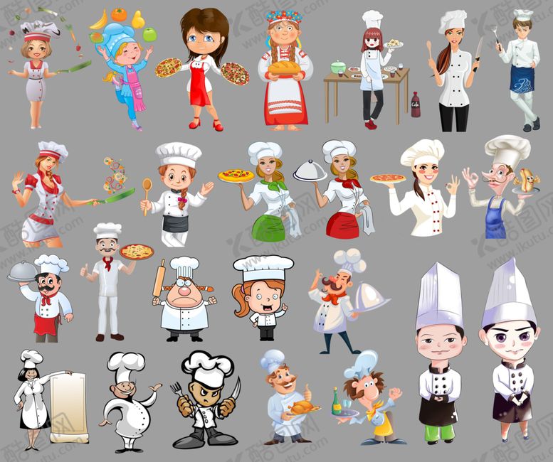 编号：70207609240937328104【酷图网】源文件下载-厨师