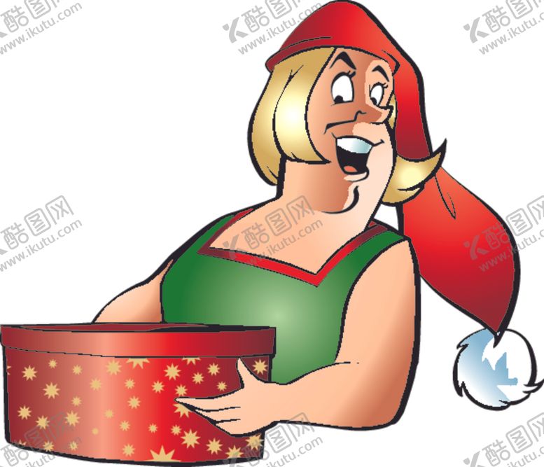 编号：29870409112000427966【酷图网】源文件下载-卡通人物拿着礼盒