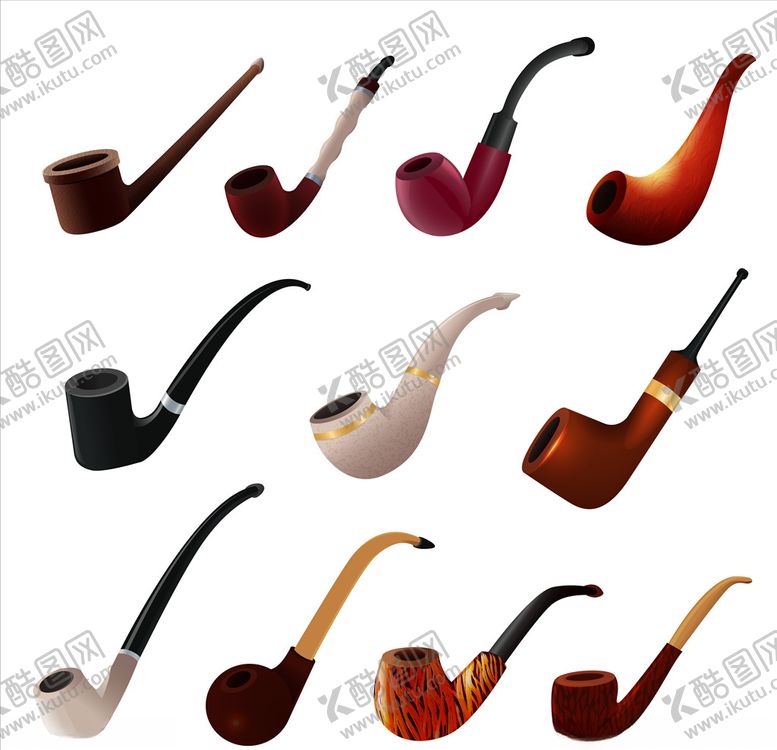编号：41692511010437346509【酷图网】源文件下载-卡通烟斗