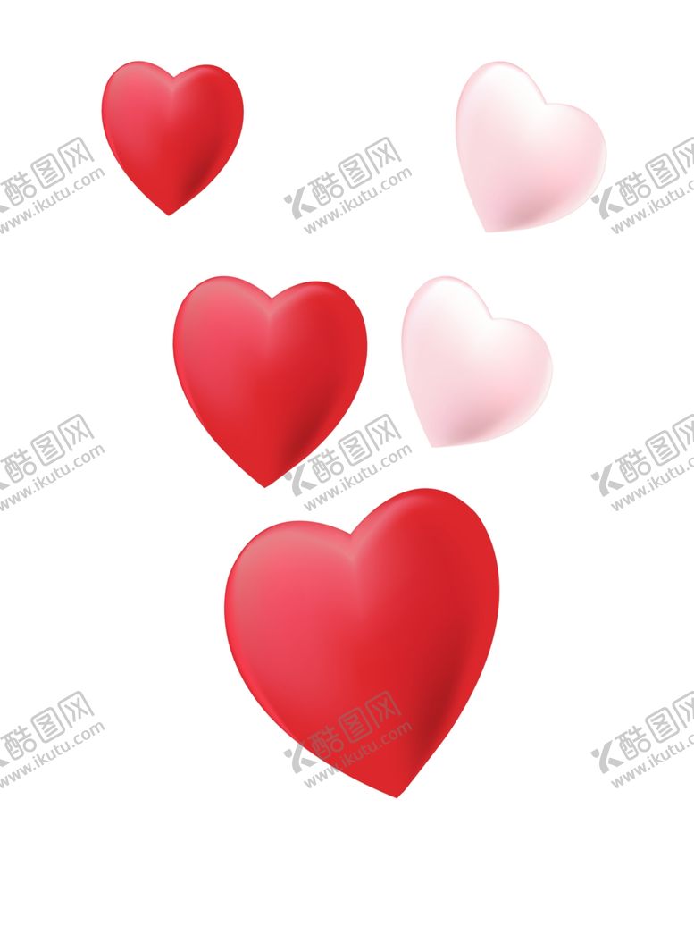 编号：75710809232003238631【酷图网】源文件下载-立体红心