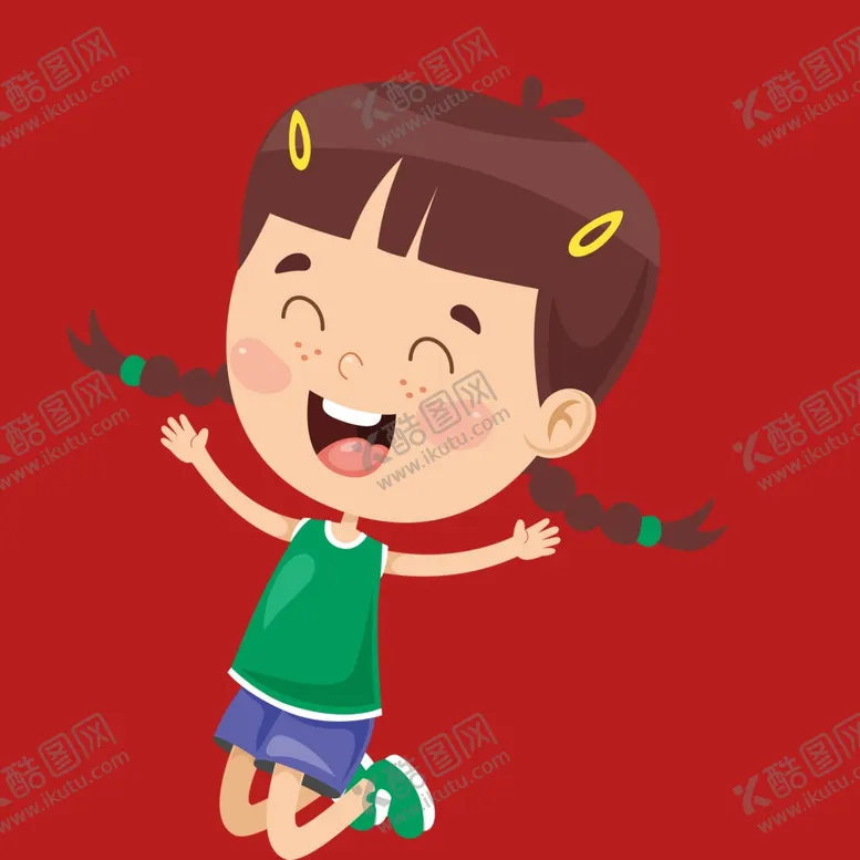 编号：82824612071817526996【酷图网】源文件下载-手绘儿童女孩