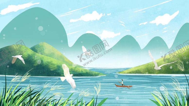 编号：39095209230448276943【酷图网】源文件下载-清新插画图