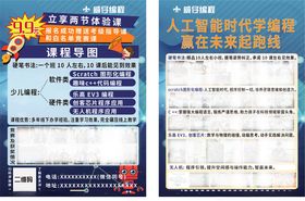 编程单页宣传单彩页DM单设
