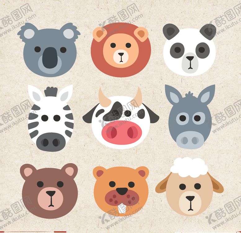 编号：44344509190321083952【酷图网】源文件下载-矢量动物矢量植物插画手绘