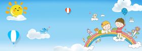 卡通儿童海报banner