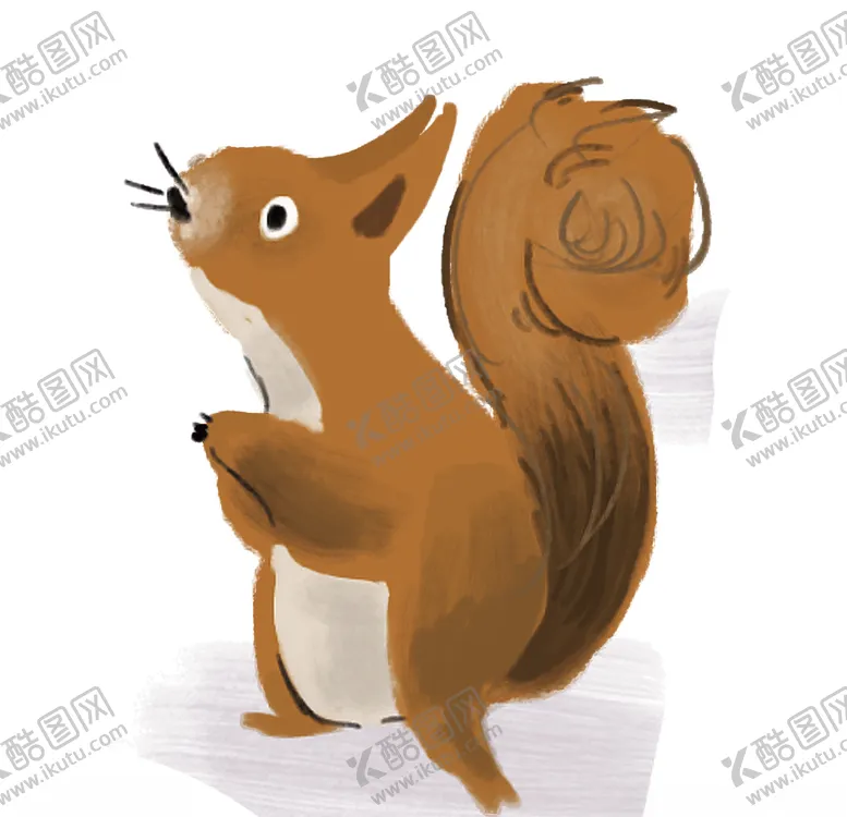 编号：71438304200237043290【酷图网】源文件下载-卡通松鼠插画