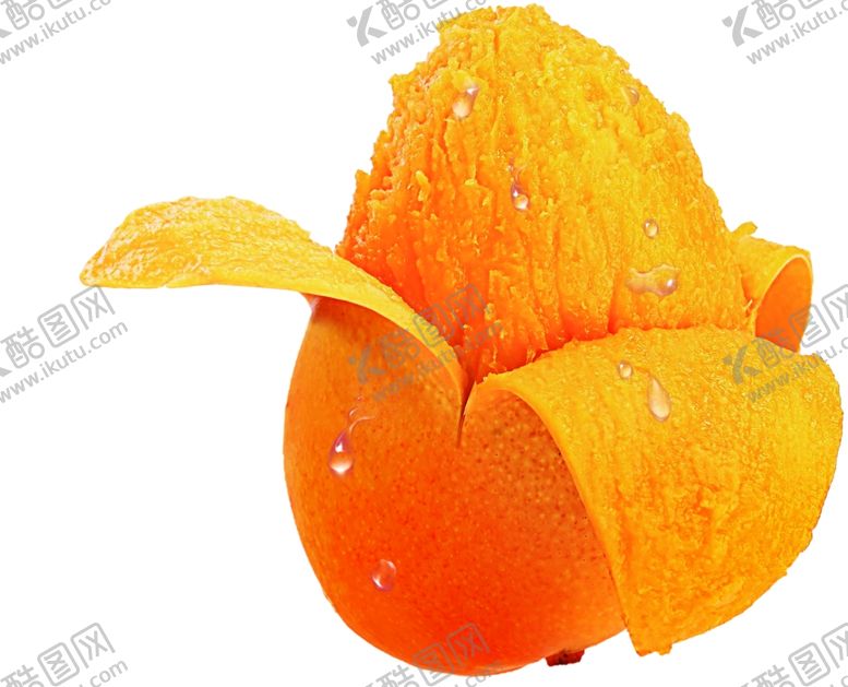编号：57929710091754473332【酷图网】源文件下载-芒果剥开的芒果带水滴的芒果