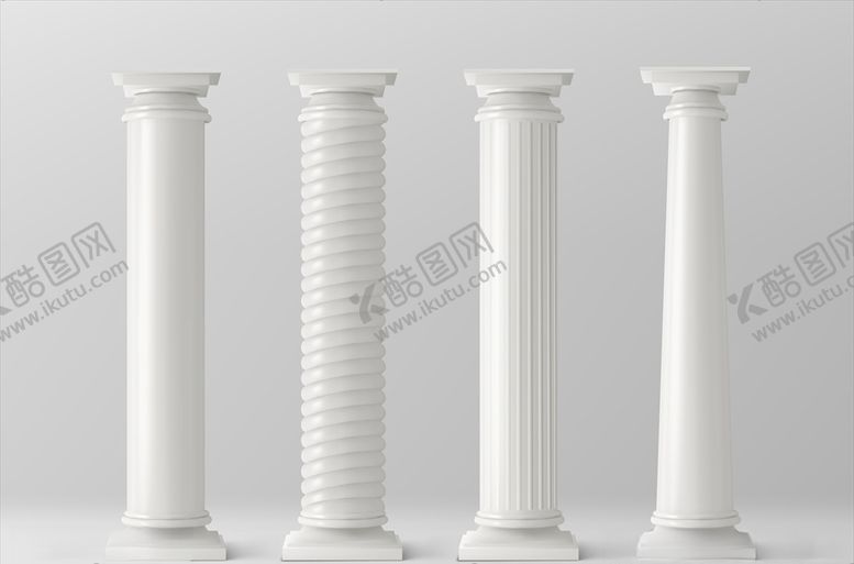 编号：99729210130144324619【酷图网】源文件下载-欧式石柱