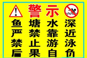 警示牌