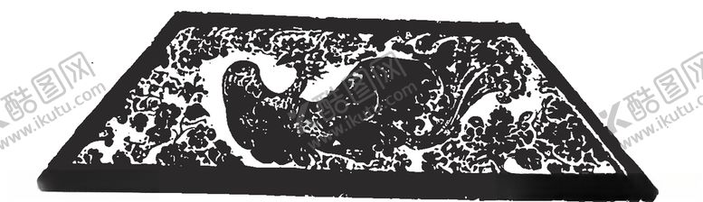 镂空花图案玄关古典边屏风雕