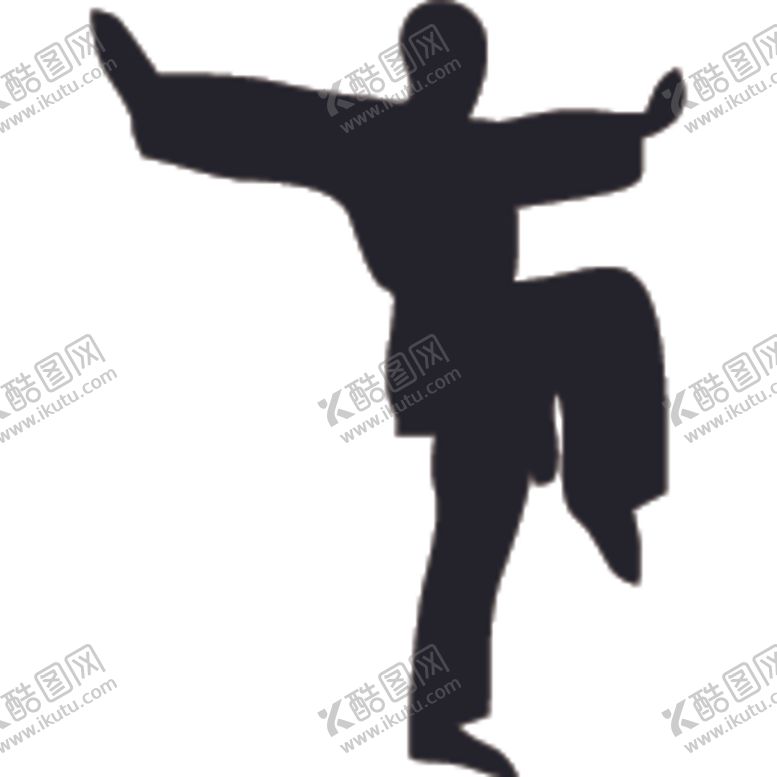 编号：87299205090825276100【酷图网】源文件下载-武术格斗剪影