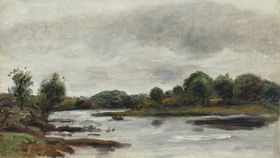 雷诺阿风景油画