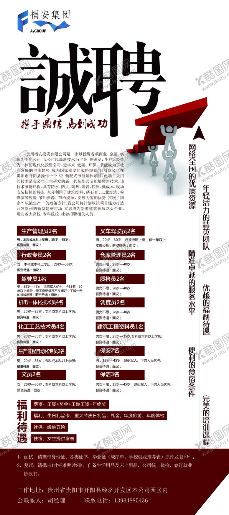 编号：19973405190810106216【酷图网】源文件下载-招聘展架