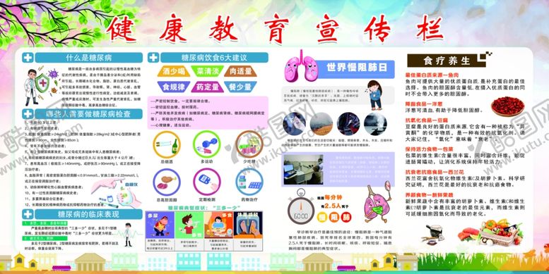 编号：75404404062014192658【酷图网】源文件下载-健康教育宣传栏