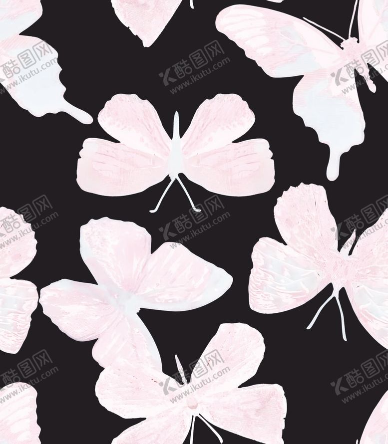 编号：32630912051151183182【酷图网】源文件下载-扎染蝴蝶
