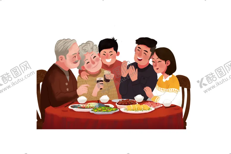 编号：92204306280222195272【酷图网】源文件下载-一家人