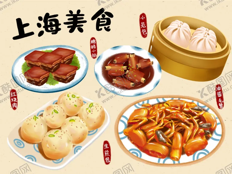 编号：29499707021236249138【酷图网】源文件下载-上海美食