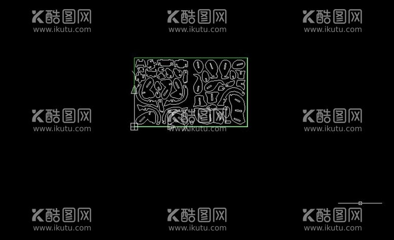 编号：63018709210012315346【酷图网】源文件下载-CAD 图纸  雕刻  花纹 