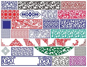 窗花镂空花纹屏风隔断雕花