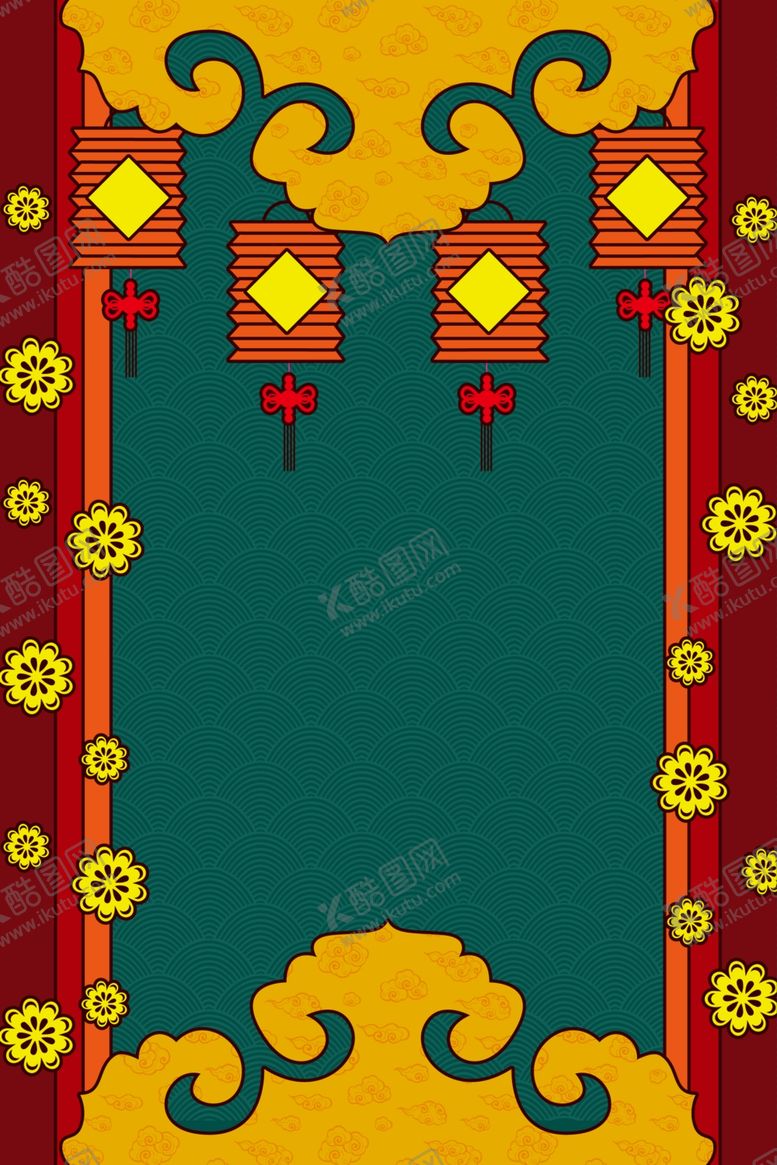 编号：74395301162116027646【酷图网】源文件下载-中式复古边框