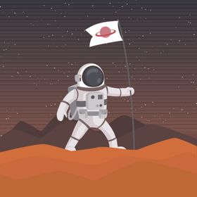 宇航员插画