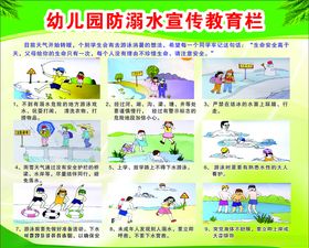 溺水宣传栏