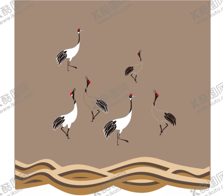编号：41176309170339014896【酷图网】源文件下载-仙鹤