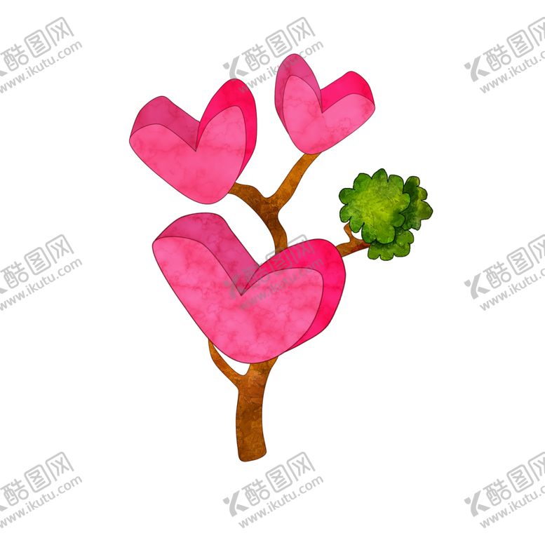 编号：35826907050714043936【酷图网】源文件下载-多彩爱心树