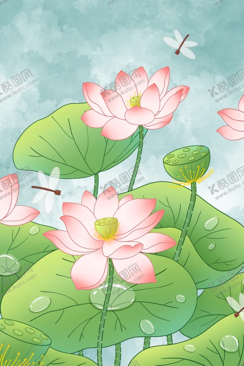 编号：61842811270754025072【酷图网】源文件下载-荷花海报