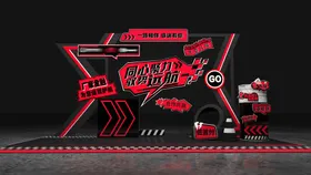 摩托车赛车美陈