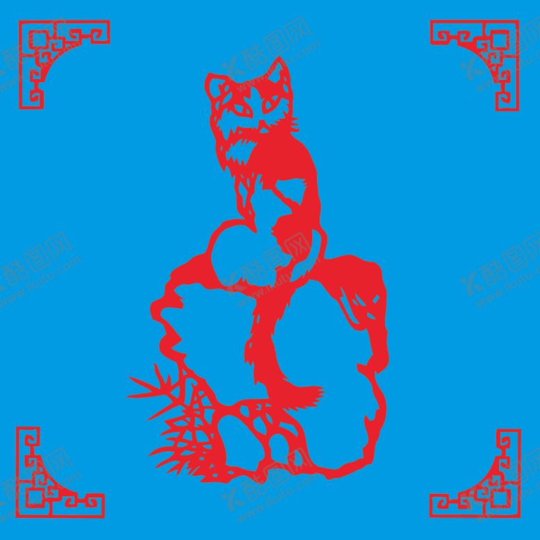 编号：66670312130836028766【酷图网】源文件下载-猫剪纸