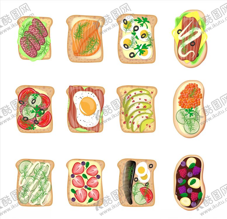 编号：49167509170732497762【酷图网】源文件下载-三明治