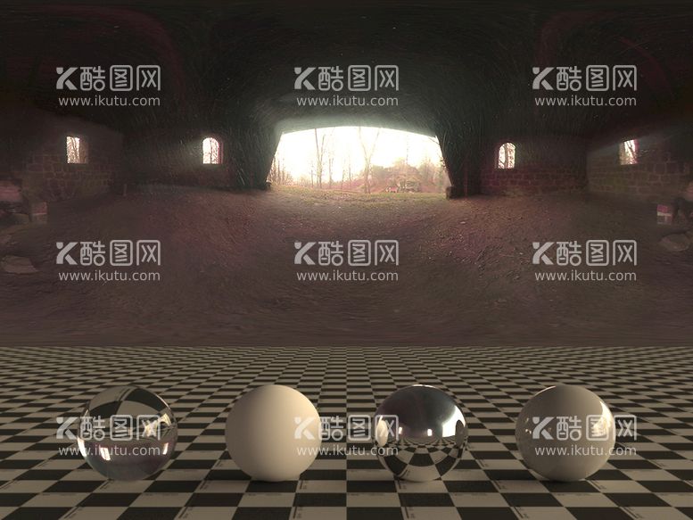 编号：47492511021332345632【酷图网】源文件下载-C4D室内环境HDR贴图