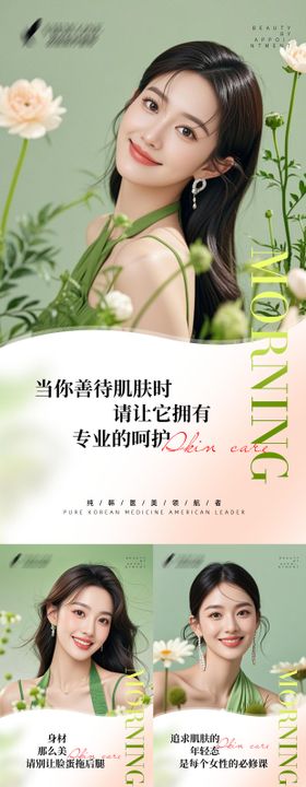 医美早安海报